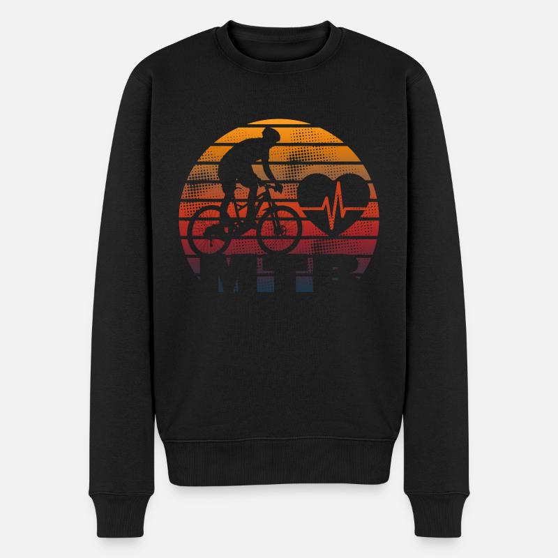 MTB - Männer Premium Bio Pullover - Schwarz