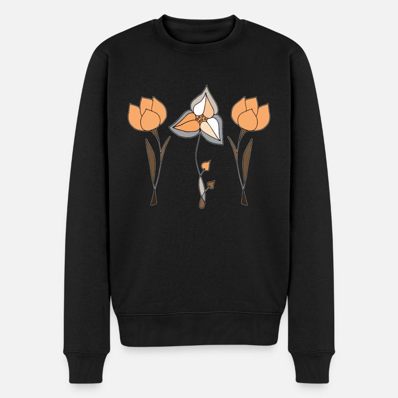 Fleur - Pull Premium bio Homme - noir
