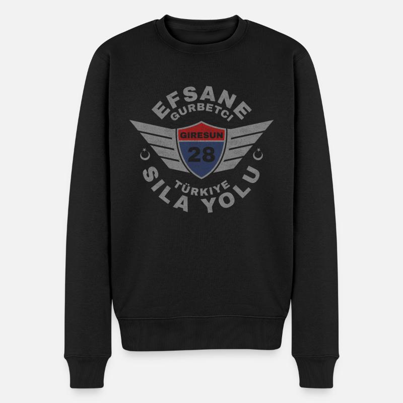 Giresun - Männer Premium Bio Pullover - Schwarz