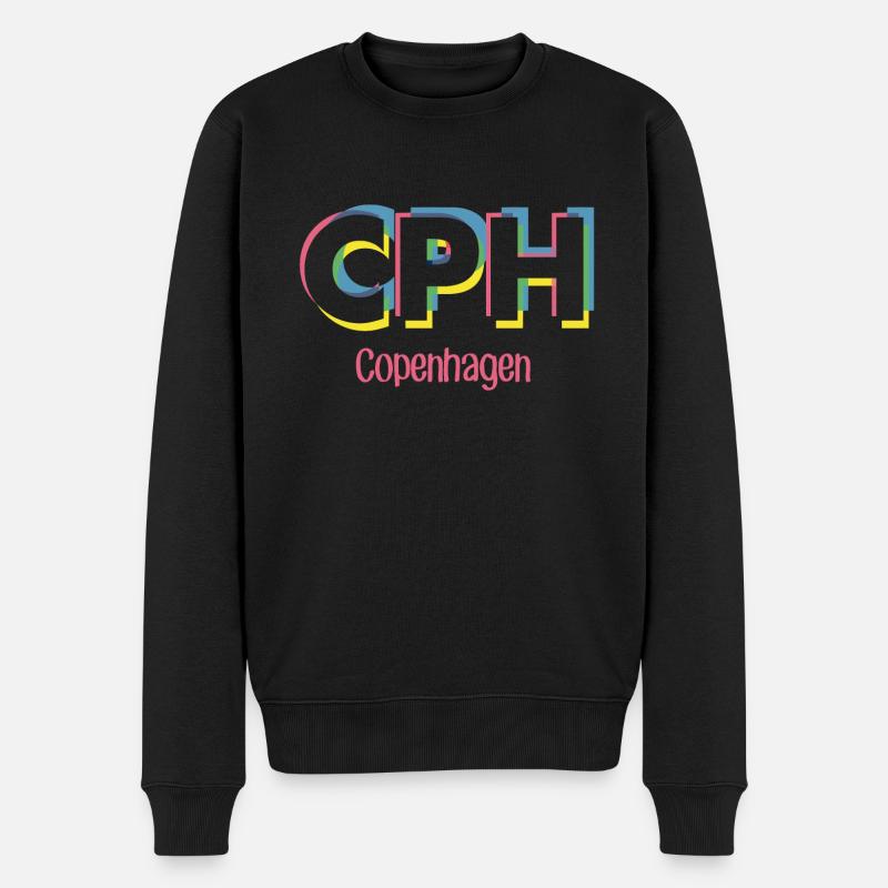 Copenhague - CPH - Copenhague - Dänemark - Danemark - Pull Premium bio Homme - noir