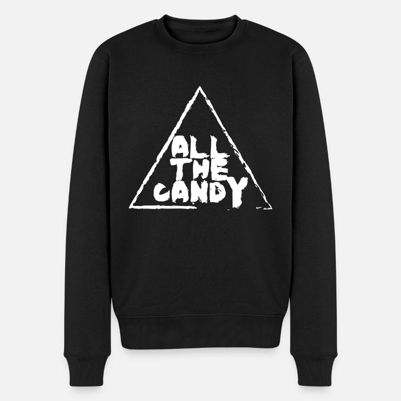 TOUS LES BONBONS - Pull Premium bio Homme - noir