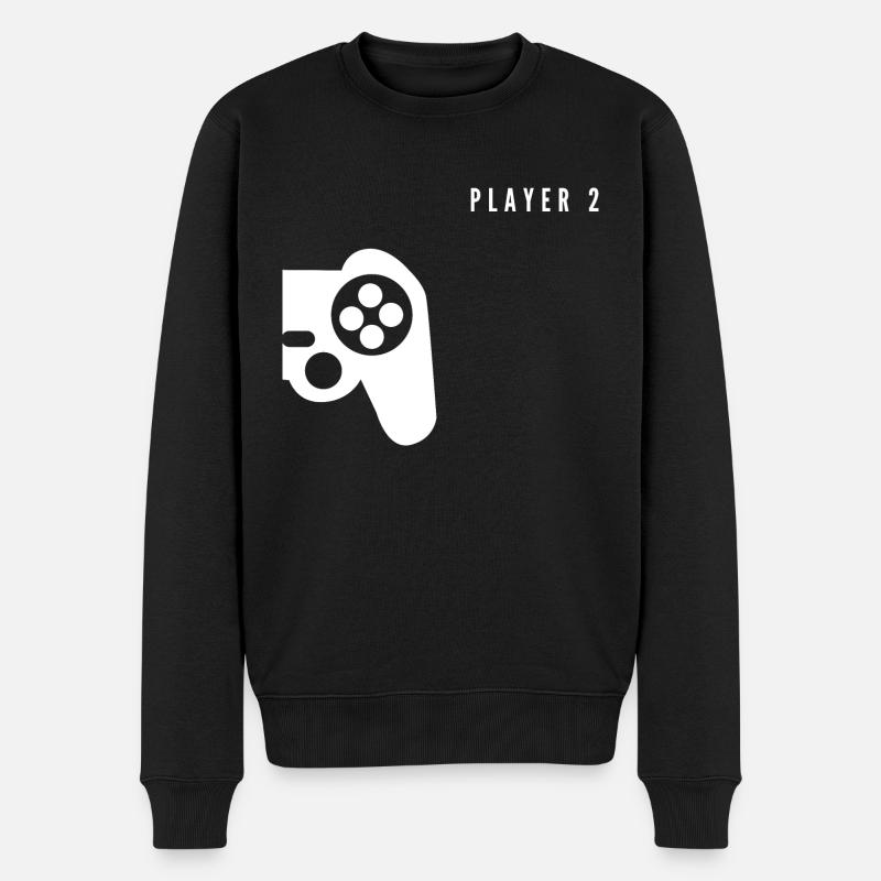 Joueur 2 Parent - Pull Premium bio Homme - noir