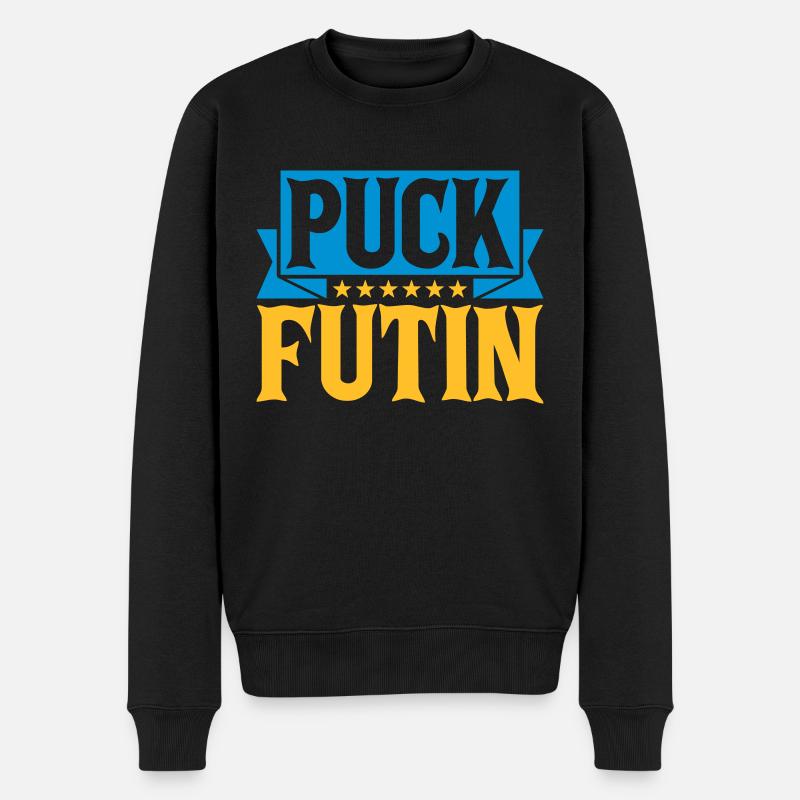 Conception du logo Puck Futin - Pull Premium bio Homme - noir