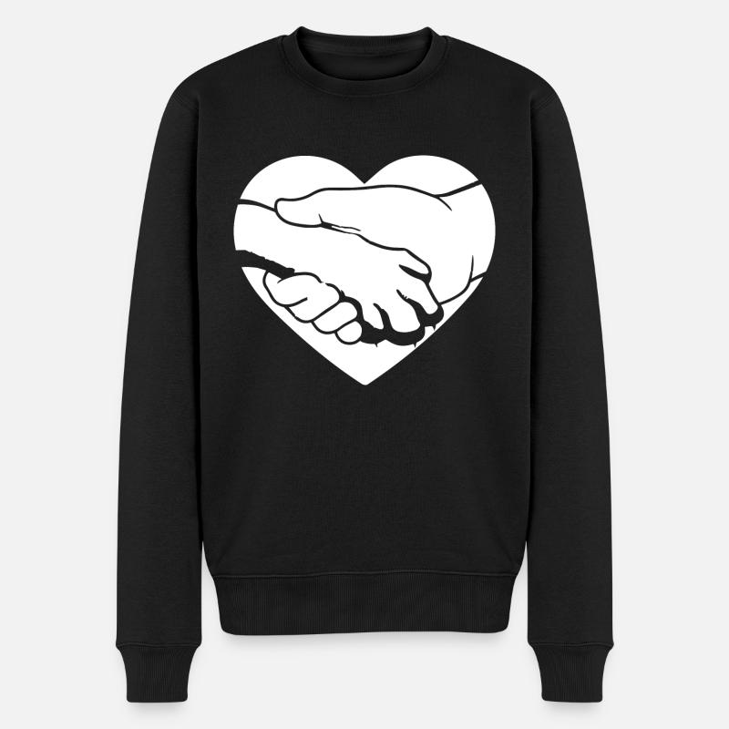 Hund Chien - Pull Premium bio Homme - noir