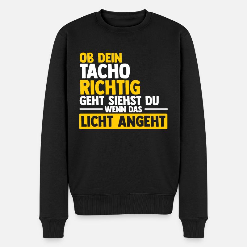 Mechaniker Raser Mechatroniker Autofans Tuner Auto - Männer Premium Bio Pullover - Schwarz