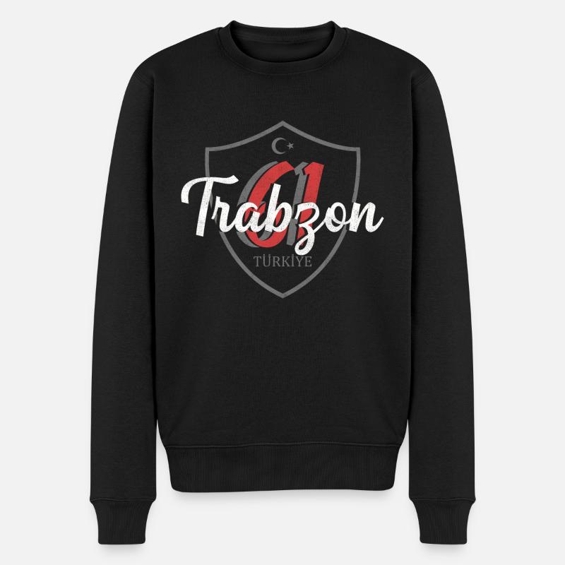 Trabzon - Pull Premium bio Homme - noir