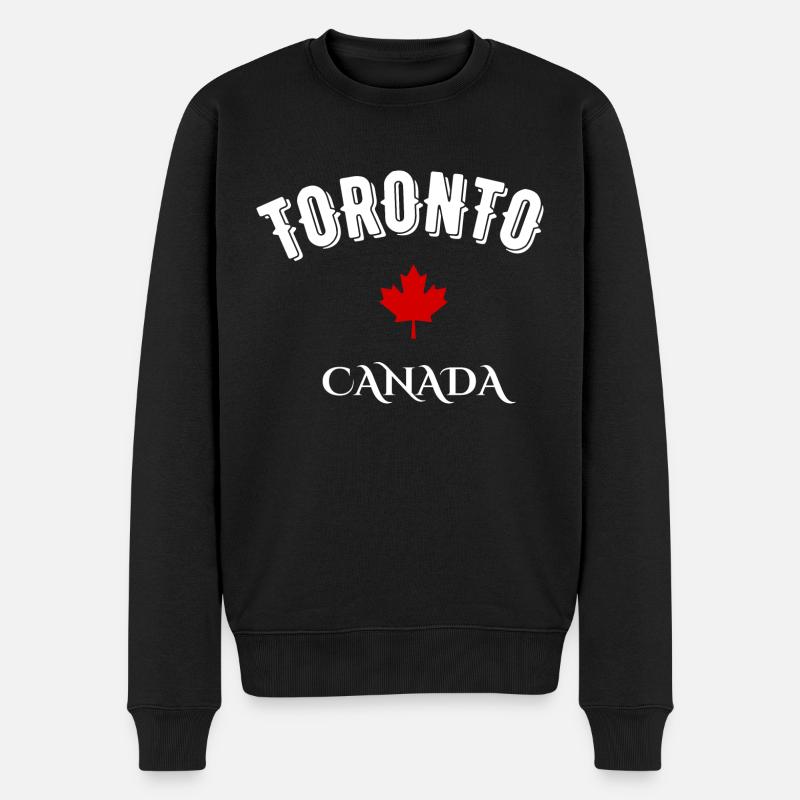 Toronto canada - Pull Premium bio Homme - noir