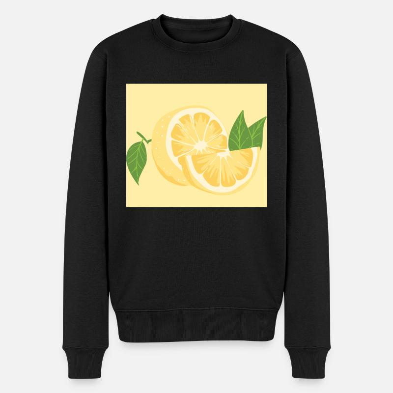 Citron citron - Pull Premium bio Homme - noir