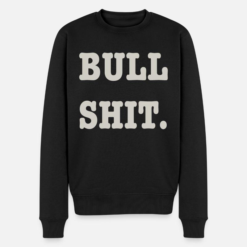 Des conneries - Pull Premium bio Homme - noir