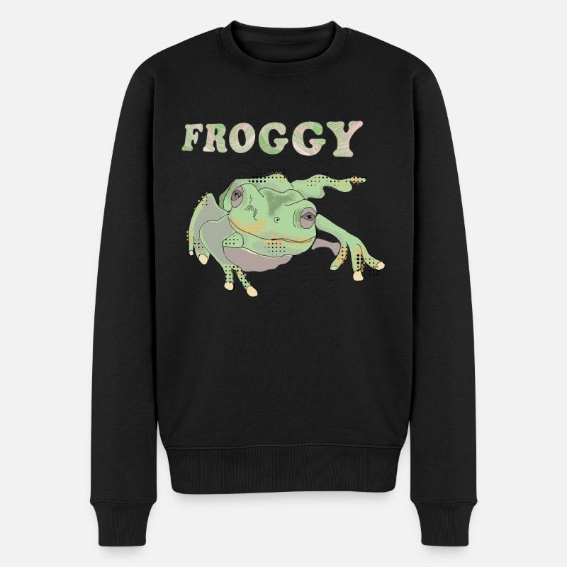 Froggie - Pull Premium bio Homme - noir