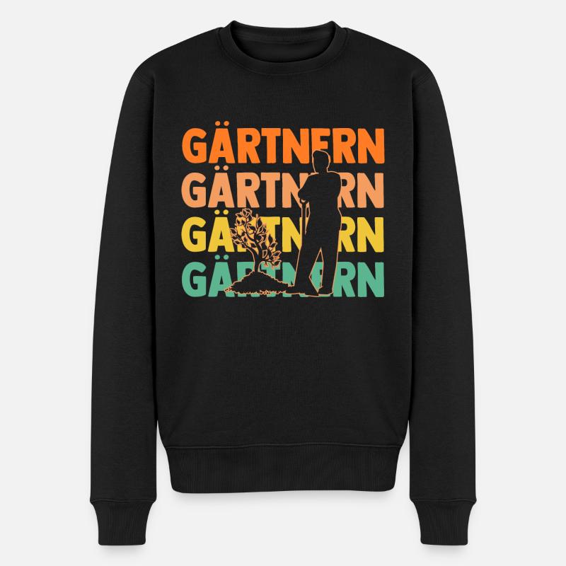 Gartenarbeit Hobbygärtner Garten Gärtner - Männer Premium Bio Pullover - Schwarz