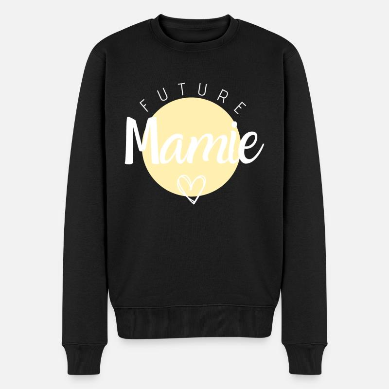 Future mamie - Pull Premium bio Homme - noir