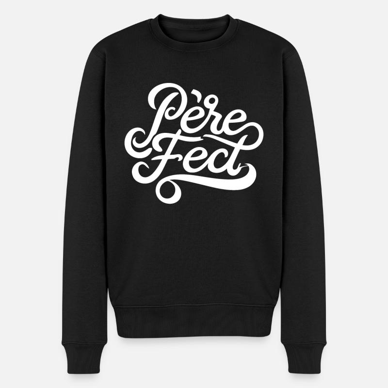 Père-fect - Pull Premium bio Homme - noir