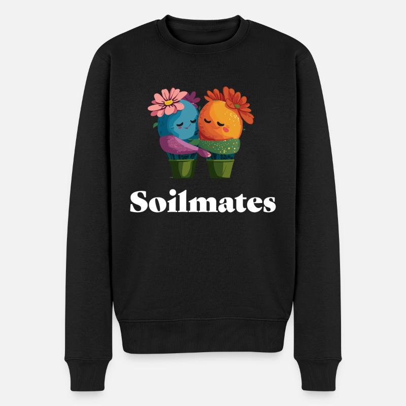 Compagnons de sol - Pull Premium bio Homme - noir