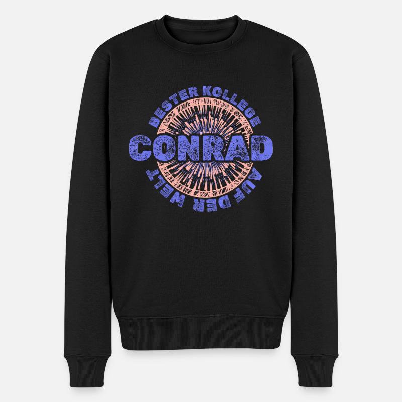 Conrad comme prénom - Pull Premium bio Homme - noir