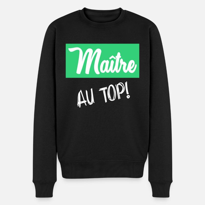 MEISTER - Männer Premium Bio Pullover - Schwarz