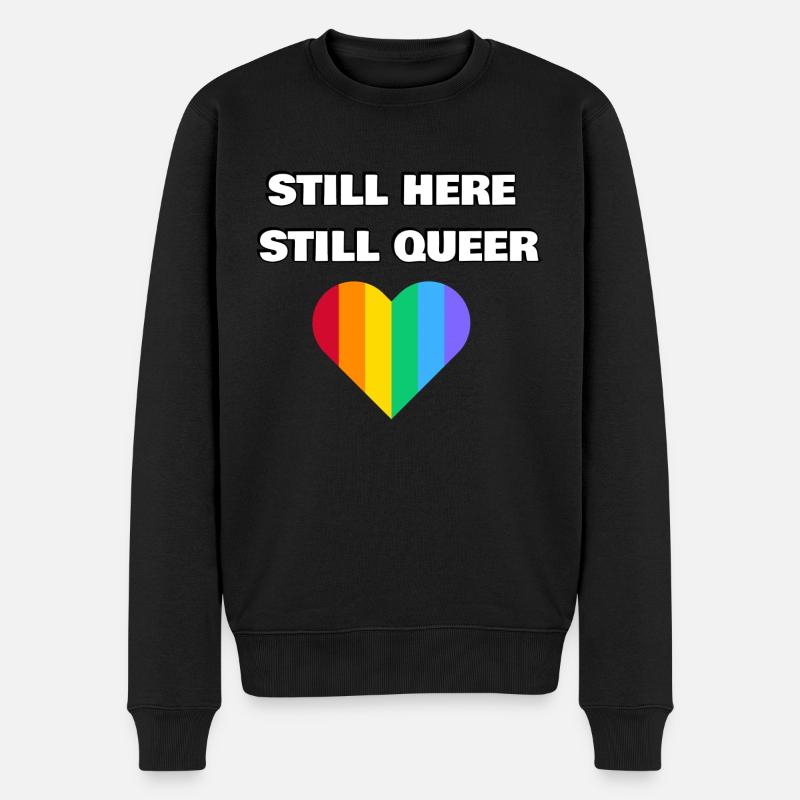 TOUJOURS LÀ TOUJOURS QUEER - Pull Premium bio Homme - noir