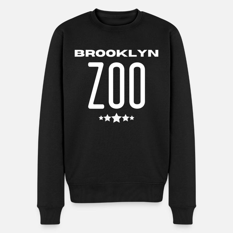 BROOKLYN ZOO ! - Pull Premium bio Homme - noir