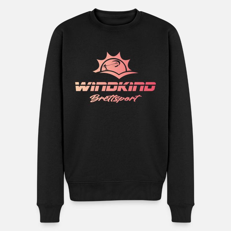 Kitesurf - Pull Premium bio Homme - noir