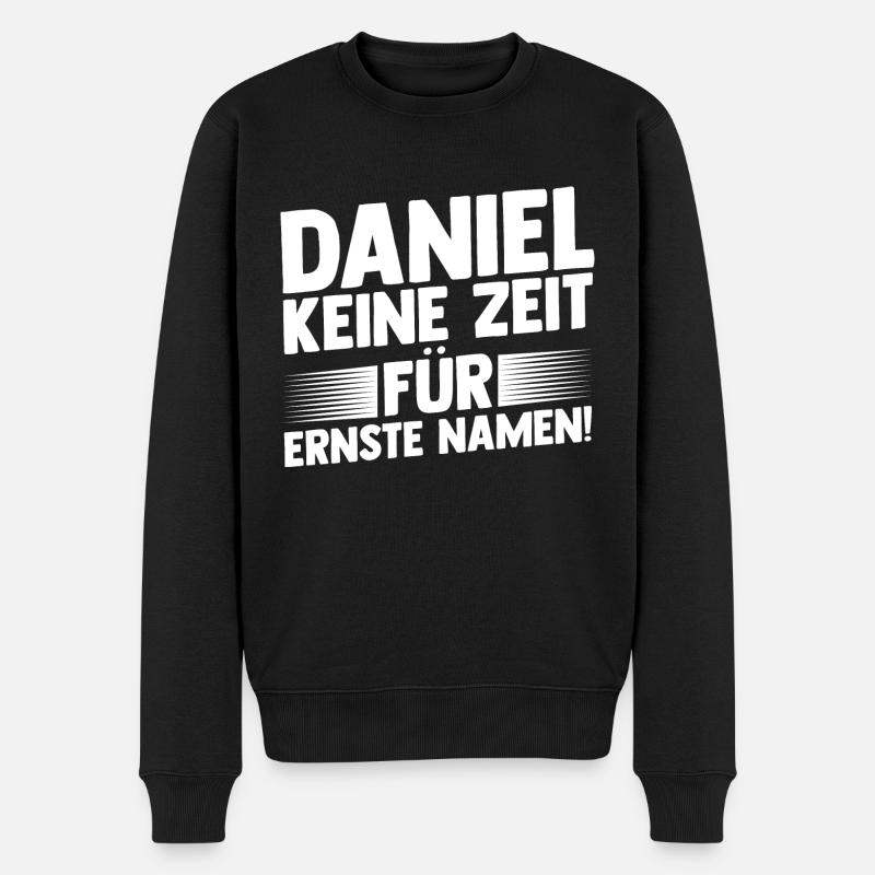 Prénom Daniel - Pull Premium bio Homme - noir