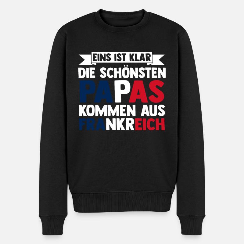 Français Français France - Pull Premium bio Homme - noir