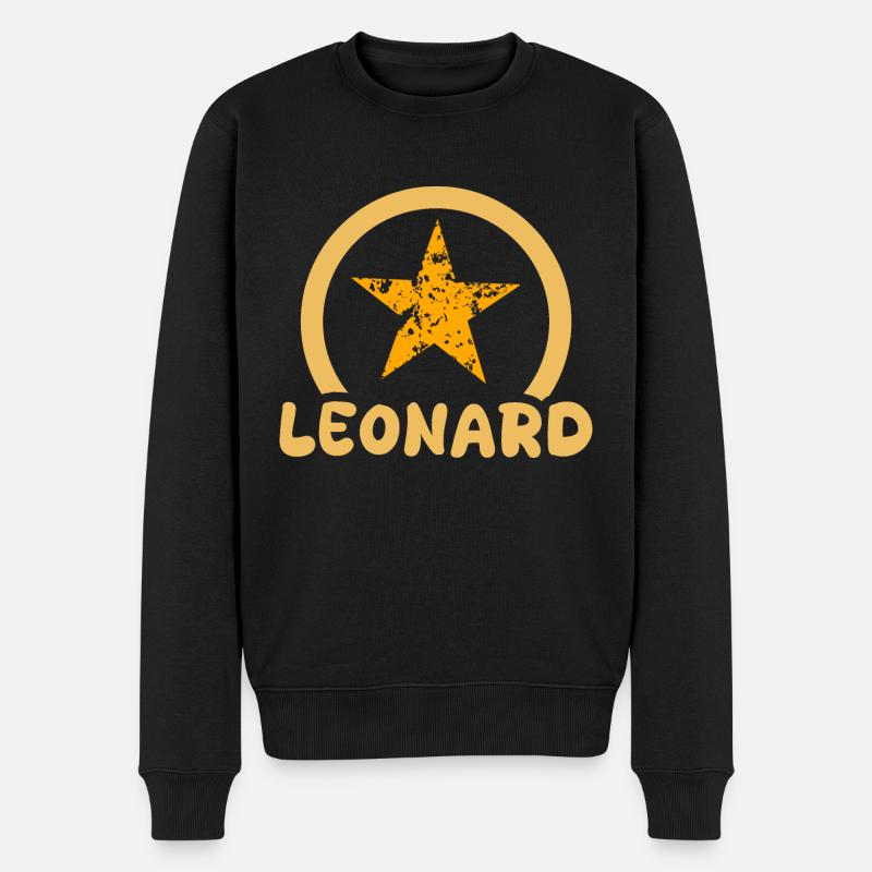 Cadeau pour Leonard - Pull Premium bio Homme - noir