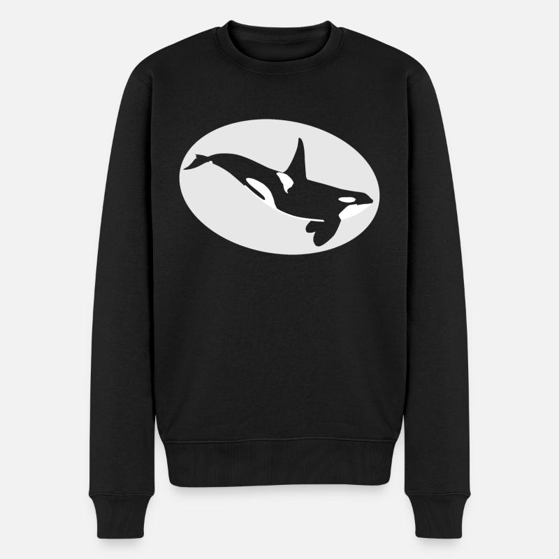 orque - Pull Premium bio Homme - noir