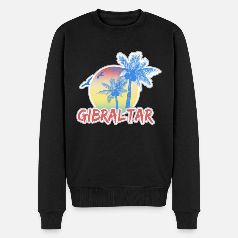 Gibraltar comme jour férié - Pull Premium bio Homme - noir