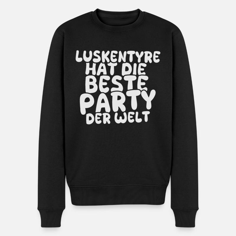 Destination de vacances Luskentyre - Pull Premium bio Homme - noir