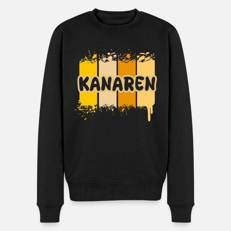 Canaries - Pull Premium bio Homme - noir