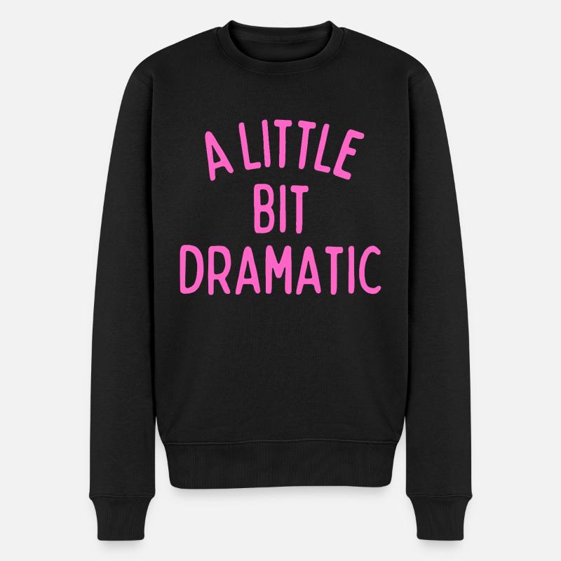 Un peu dramatique - Pull Premium bio Homme - noir