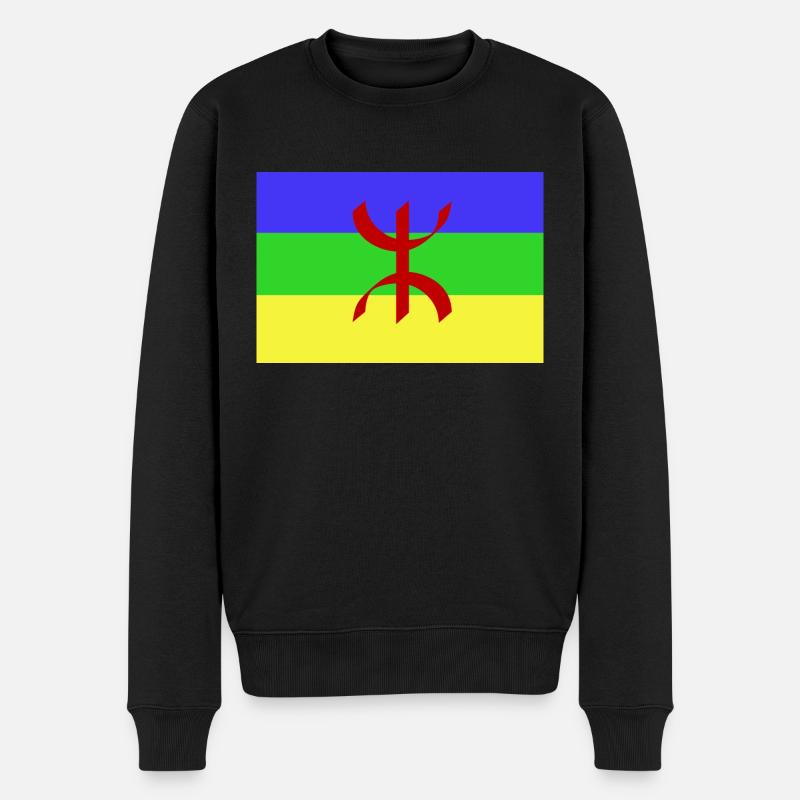 Berber flag - Pull Premium bio Homme - noir