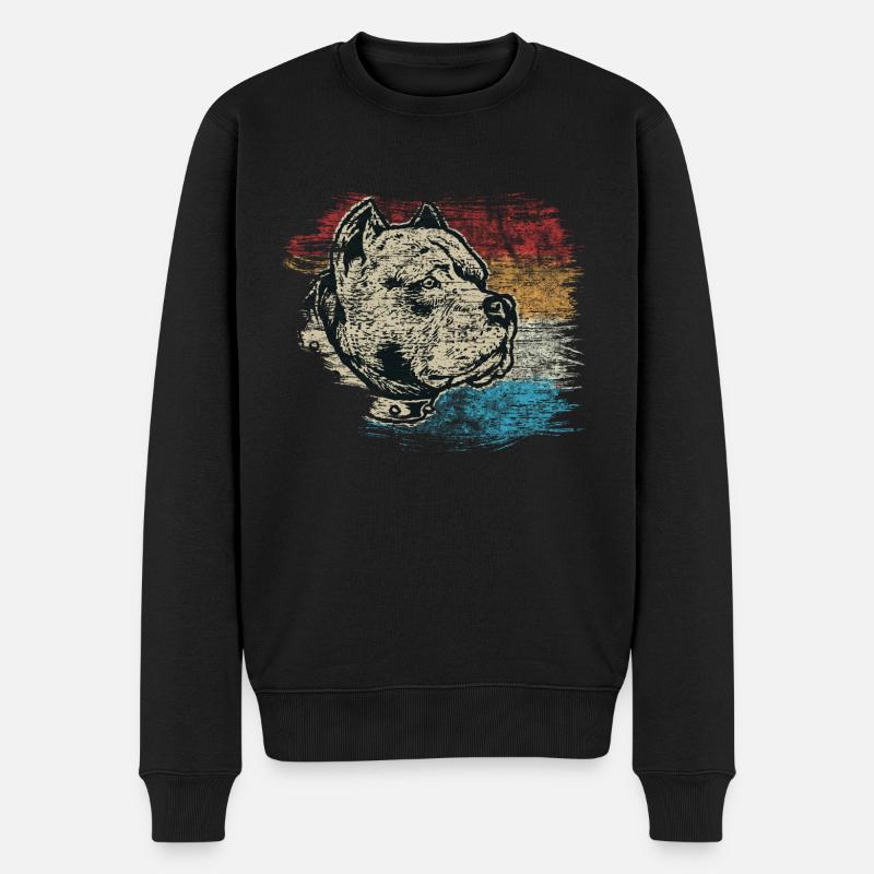 Pitbull - Pull Premium bio Homme - noir