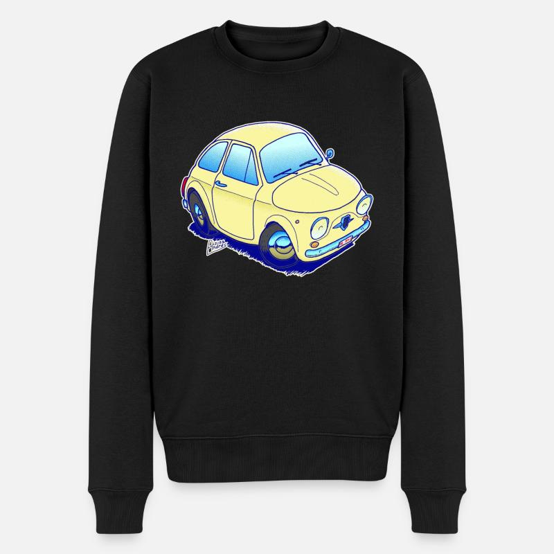 Cinquecento juste la voiture - Pull Premium bio Homme - noir