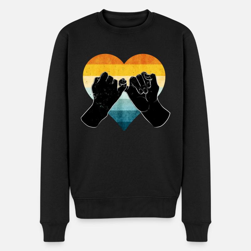 Relation amicale - Pull Premium bio Homme - noir