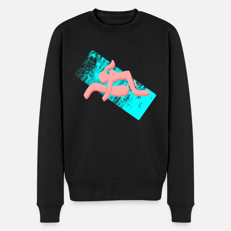 69 position - Pull Premium bio Homme - noir