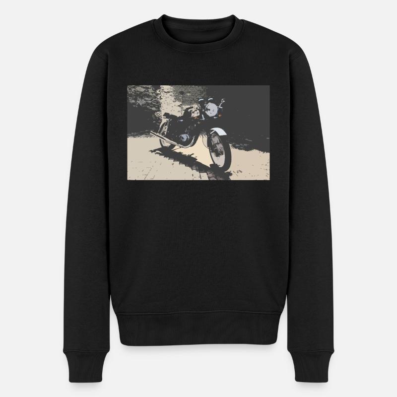 Fresque MZ TS - Pull Premium bio Homme - noir