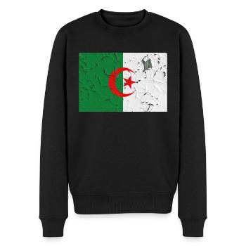 Algeria - Men's Premium Organic Jumper - black - Front - Nico (187cm)