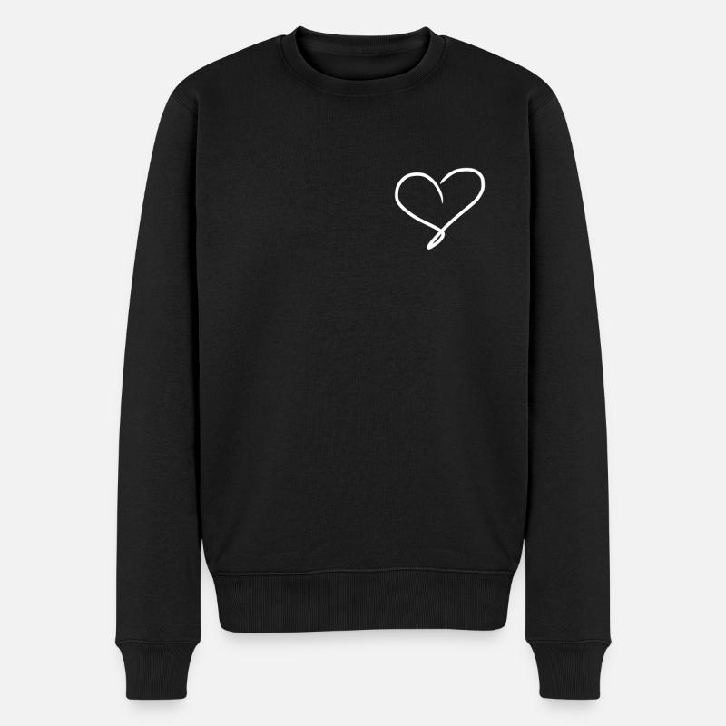 herz - Pull Premium bio Homme - noir