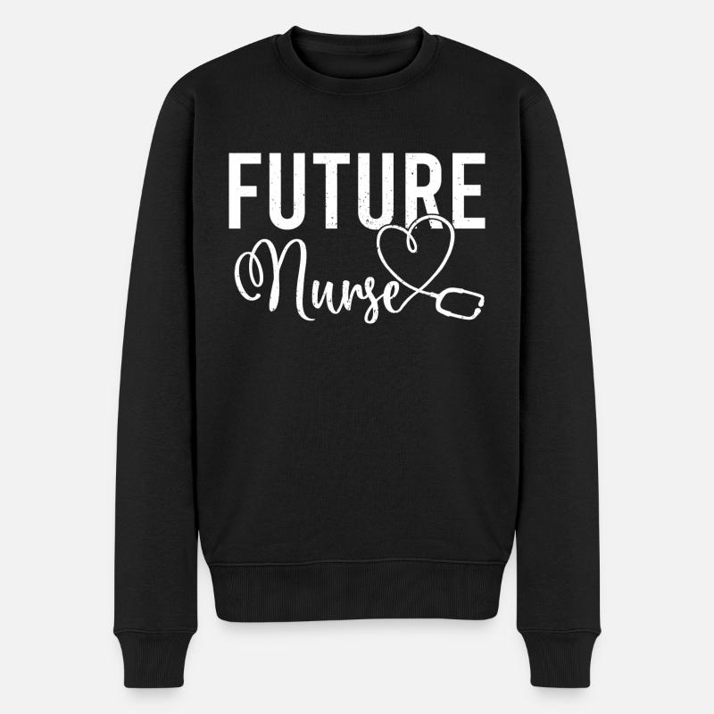 Nursing Registered Nurse Student RN - Men's Premium Organic Jumper - black