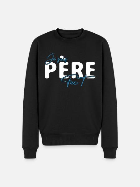 Je suis Père FECT - Pull Premium bio Homme - noir
