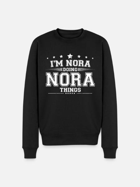 Nora - Men's Premium Organic Jumper - black