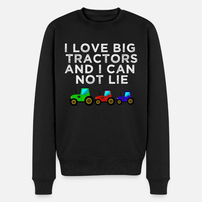 tracteur d’amour tracteur - Pull Premium bio Homme - noir
