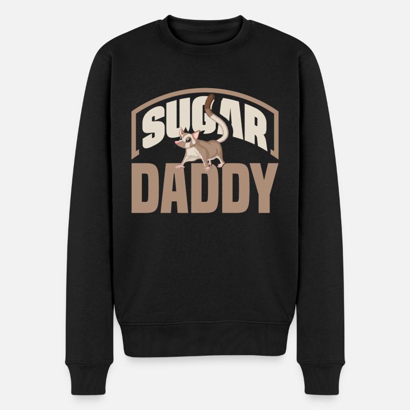 Sugar Glider Pet Sugar Daddy - Pull Premium bio Homme - noir