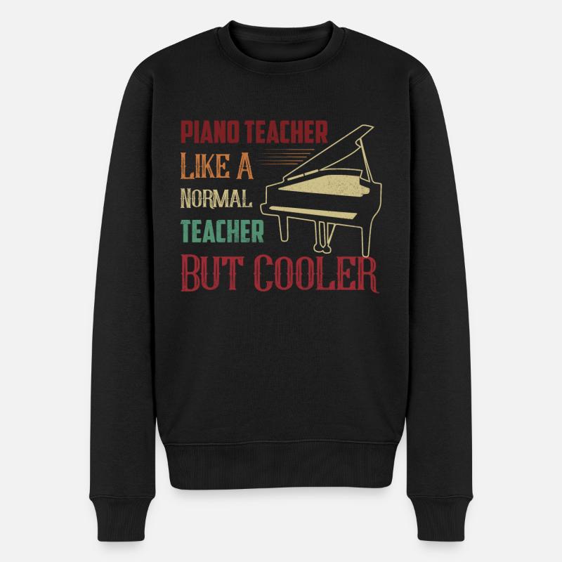 Retirement Plan I Plan On Playing Saxophone Musici - Männer Premium Bio Pullover - Schwarz