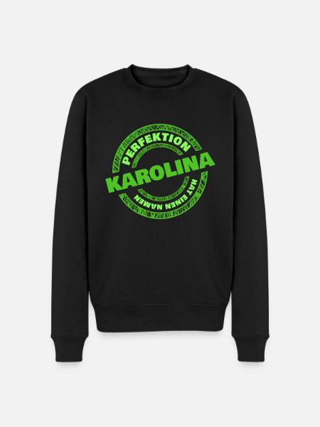 Perfection Karolina - Men's Premium Organic Jumper - black