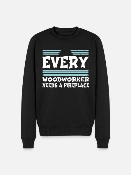 hearbeat carpenter - Men's Premium Organic Jumper - black
