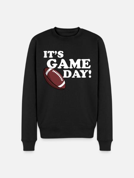 It's Game Day - Men's Premium Organic Jumper - black