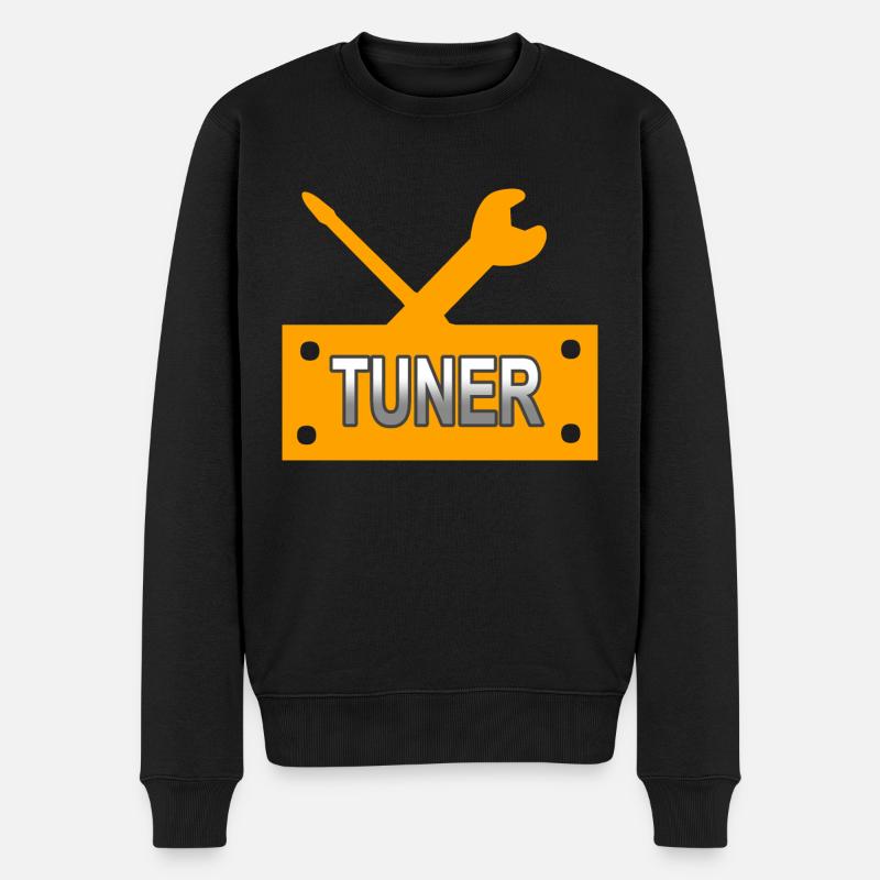 Auto - Männer Premium Bio Pullover - Schwarz