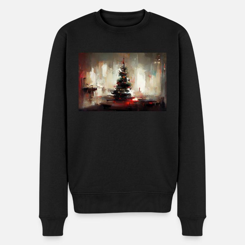 Weihnachten 2 - Männer Premium Bio Pullover - Schwarz